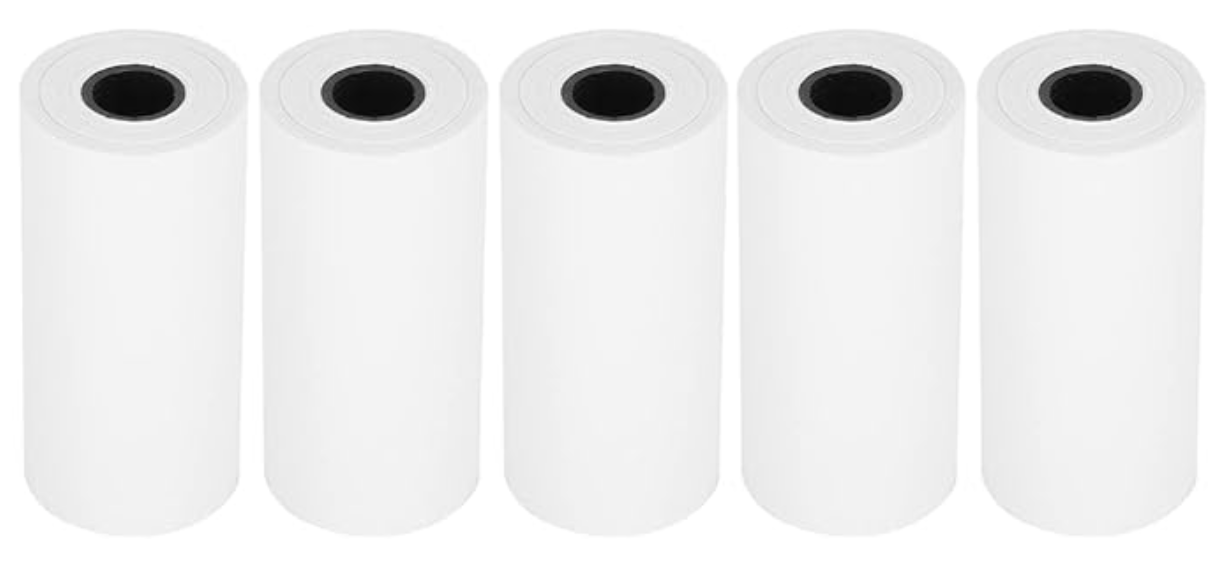 5 Rolls Refill Print Paper